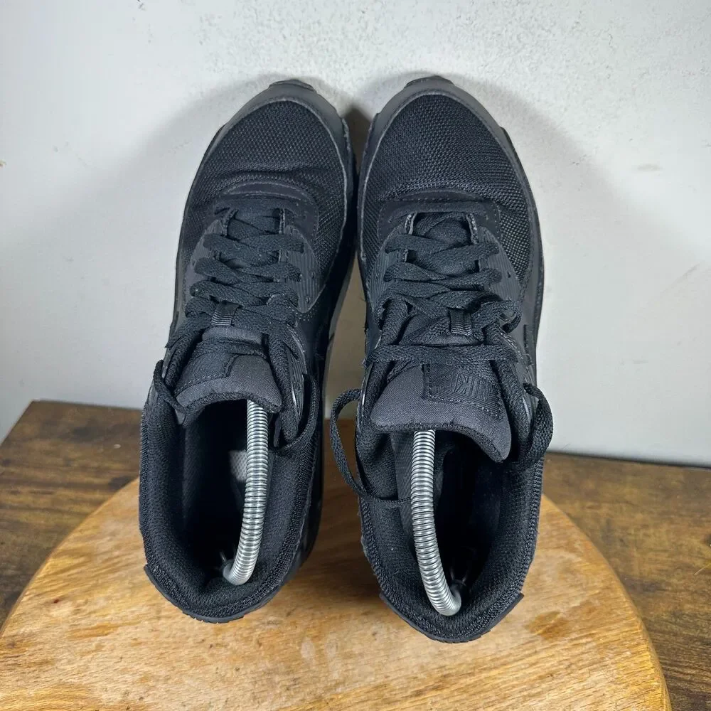 Nike Air Max 90 Triple Black Shoes Men's Size 9.5 CN8490-003